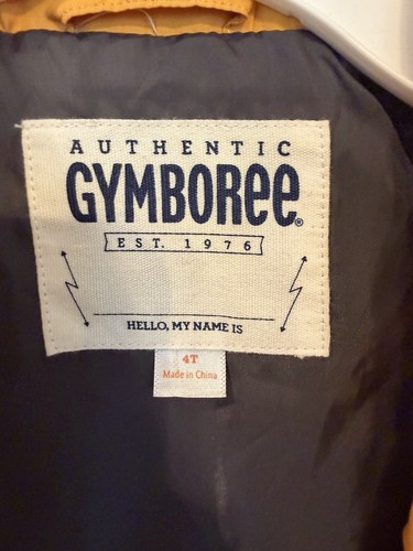 Gymboree Moto Boss Yellow Quilted Vest Size 4T - photo 3
