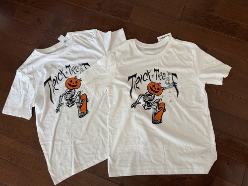 Set of 2 Old Navy Large 10/12 Halloween Graphic T-Shirts
