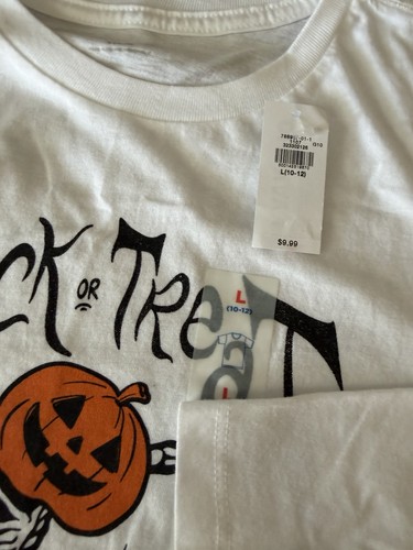 Set of 2 Old Navy Large 10/12 Halloween Graphic T-Shirts - photo 3