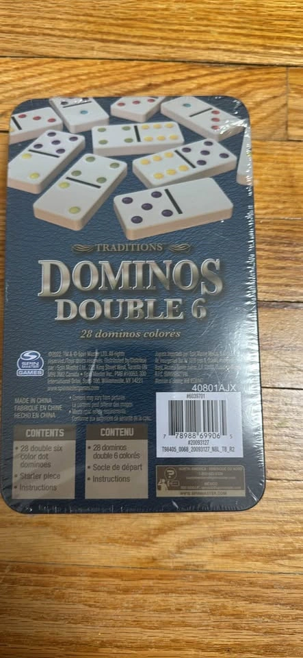Traditions Double 6 Dominoes – 28 Color Dot Dominoes – Brand New - photo 2