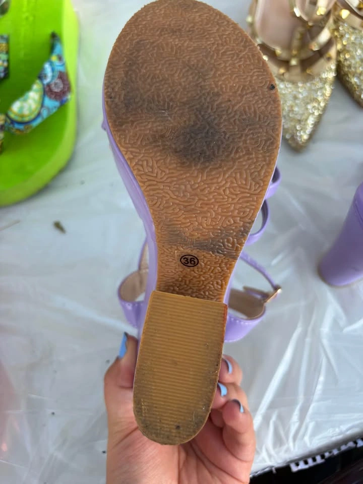 Purple Strap Heels - photo 3