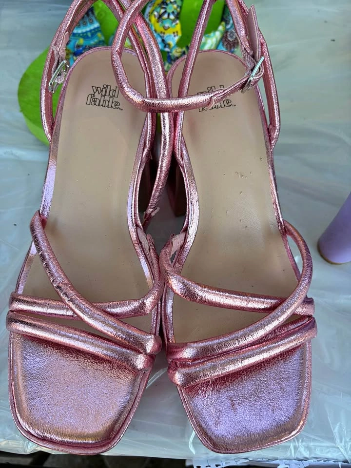 Pink Strap Heels