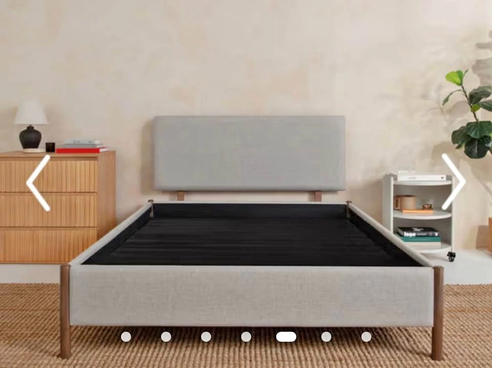 Endy platform bed with headboard