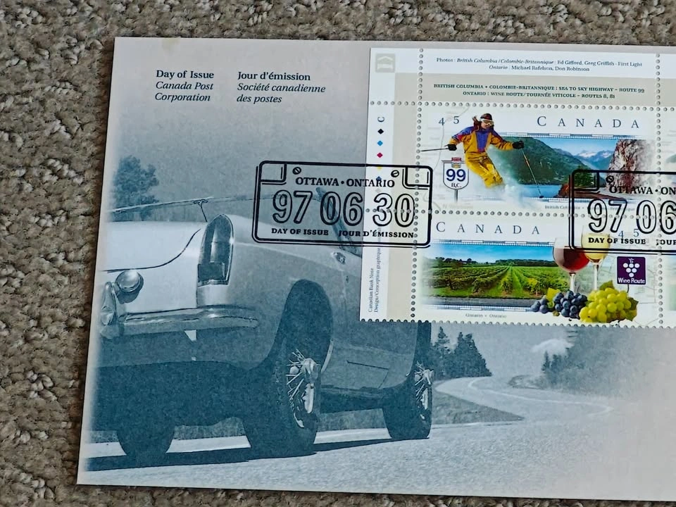 First Day Covers FDC - 1997 Canada Post Scenic Highways - photo 3