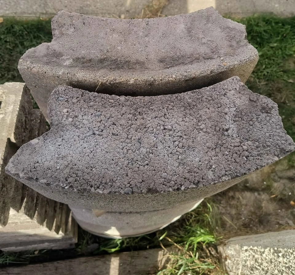 Grey fireplace bricks - photo 2