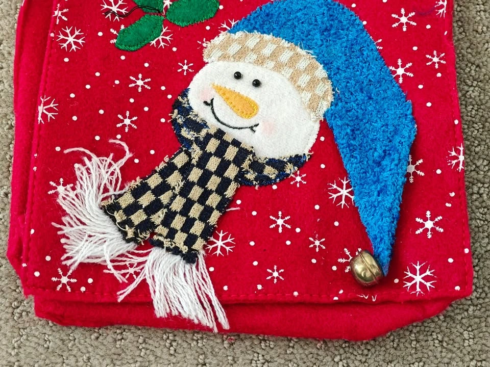 Christmas Fabric Gift Bag - Stocking Stuffer Decoration - photo 3