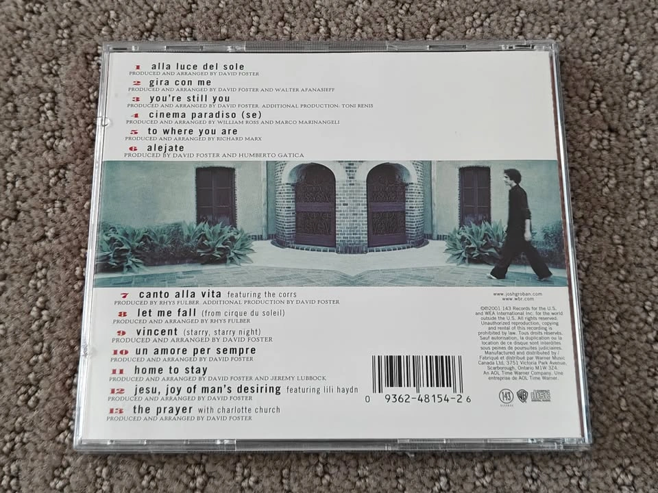 Josh Groban - Music CD Album - photo 3