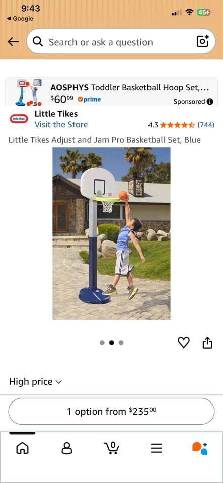 Little Tikes Adjust and Jam Pro Basketball Set - photo 3