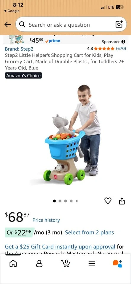 Step 2 kids shopping cart - photo 4