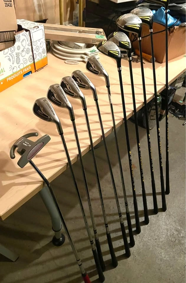 Golden Bear Golf Clubs with Taylor Made bag and Alien putter - photo 4