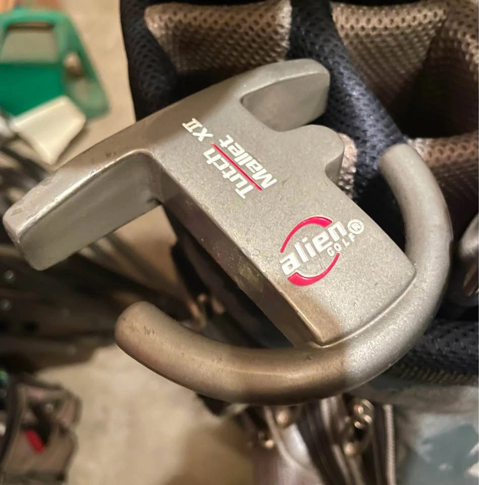 Golden Bear Golf Clubs with Taylor Made bag and Alien putter - photo 5