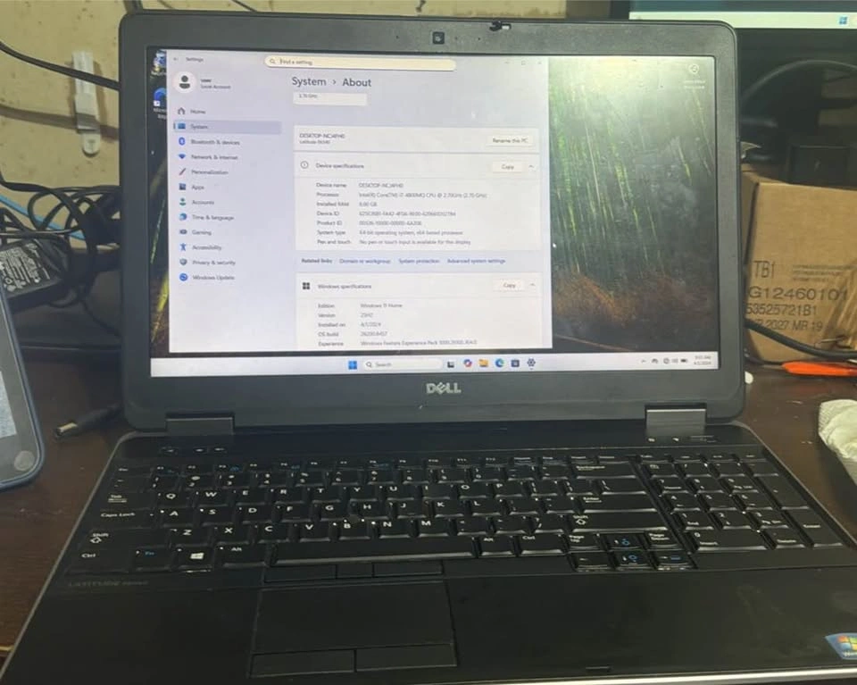 Dell Latitude E6540 – Intel i7 – 8GB RAM – 500GB – Windows 11 - photo 3