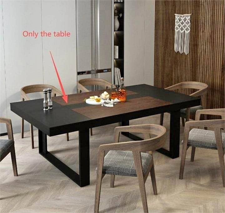 BNIB 87” Two-Tone Dining Table