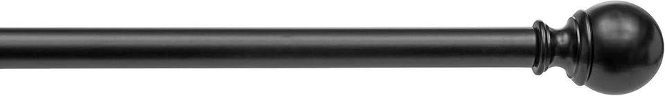BRAND NEW Black Curtain Rod