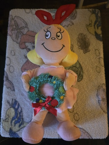 Gemmy Dr. Seuss Cindy Lou Who Animated Singing Waddler