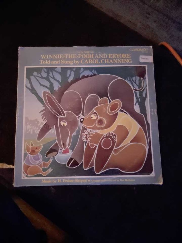 Caedmon Winnie-The-Pooh and Eeyore Vinyl Record