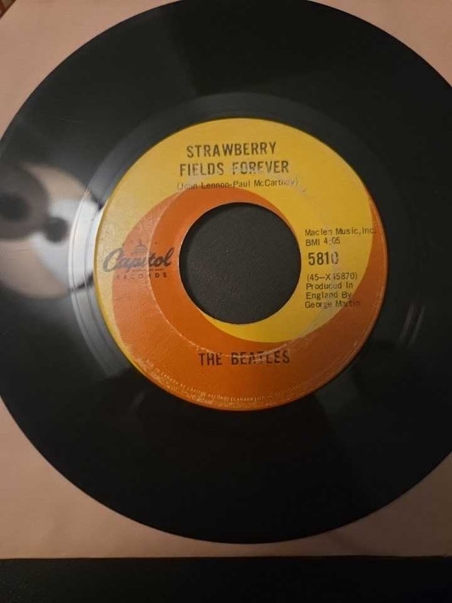 The Beatles 45 RPM Vinyl Records - photo 3