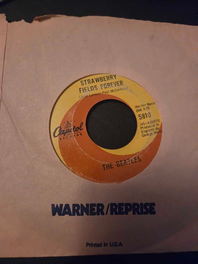 The Beatles 45 RPM Vinyl Records - photo 4