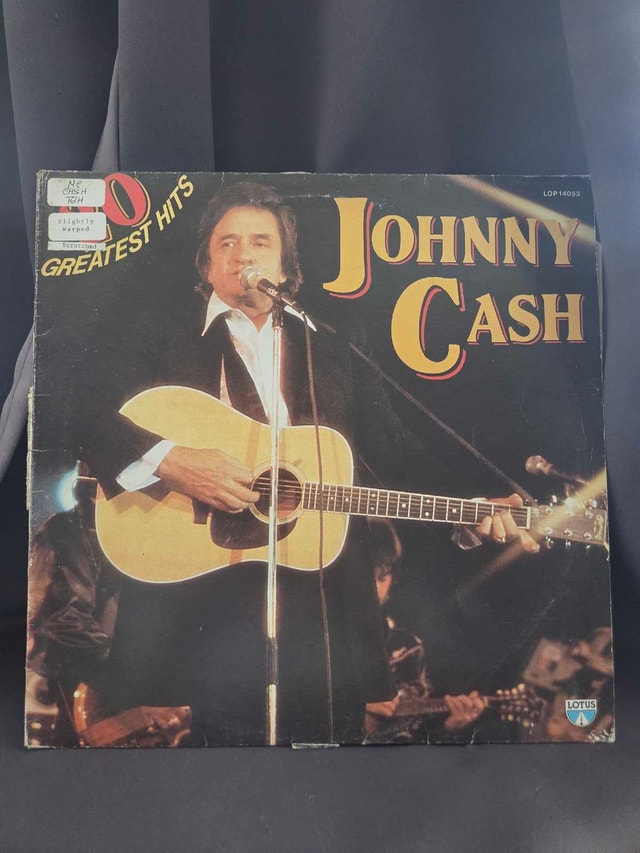 Johnny Cash 20 Greatest Hits Vinyl Record