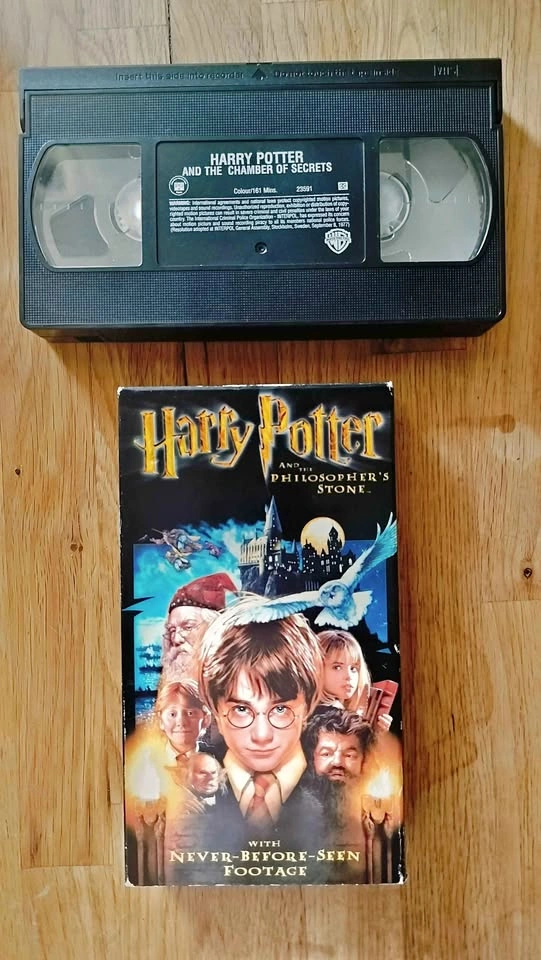 Harry Potter VHS: Philosopher's/Sorcerer's Stone & Chamber