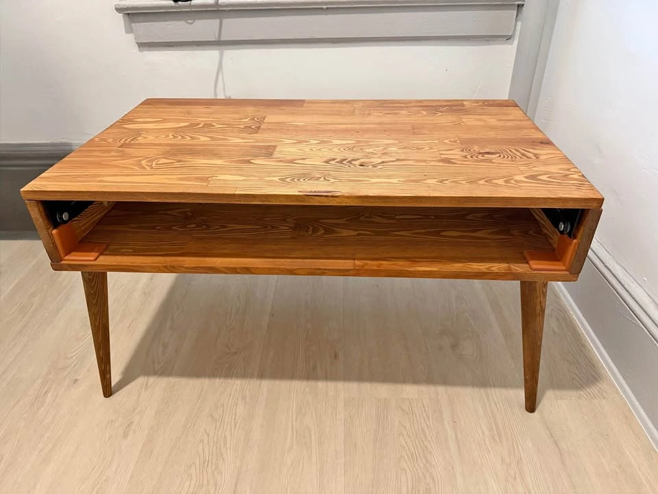 Lift Top Coffee Table with Storage, Small Space Saving Wood Tabl