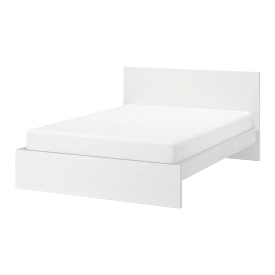 IKEA Queen sized MALM Bed Frame with LUROY Slats - photo 3