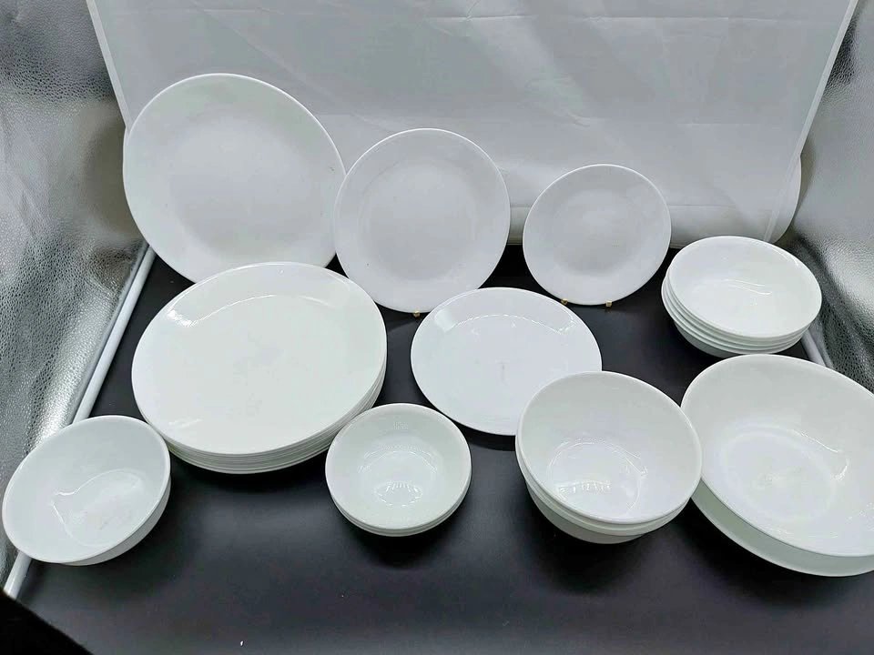 Corelle Plain White Dinnerware Set Of 32