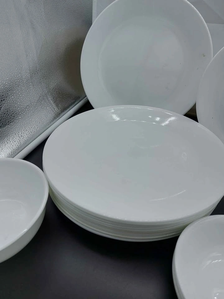 Corelle Plain White Dinnerware Set Of 32 - photo 3