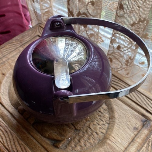 Teavana Fine Porcelain teapot, purple, retro vibes - photo 3
