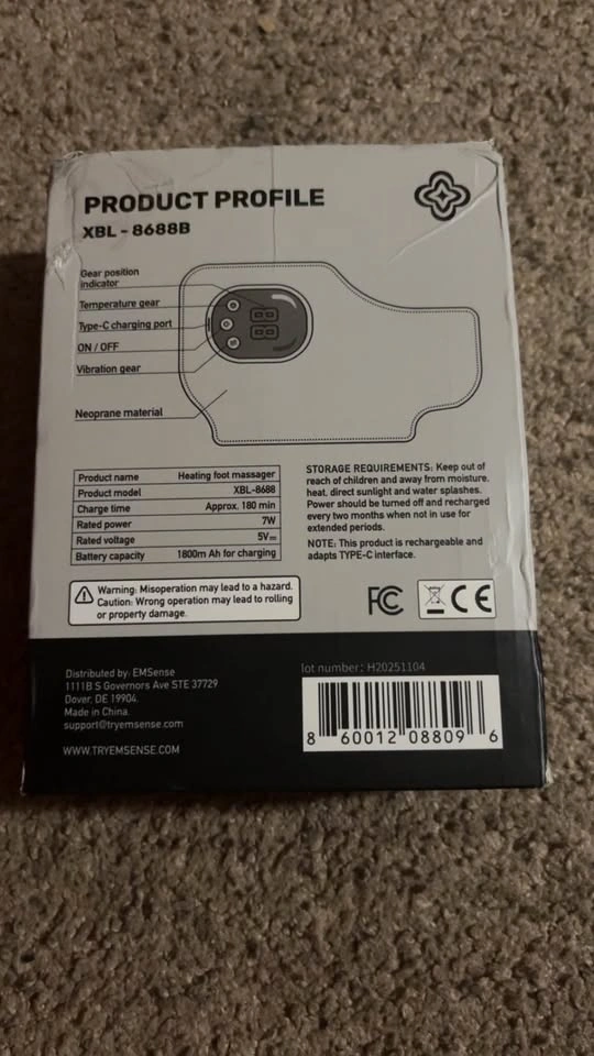 EMSENSE Heating Foot Massager - photo 3