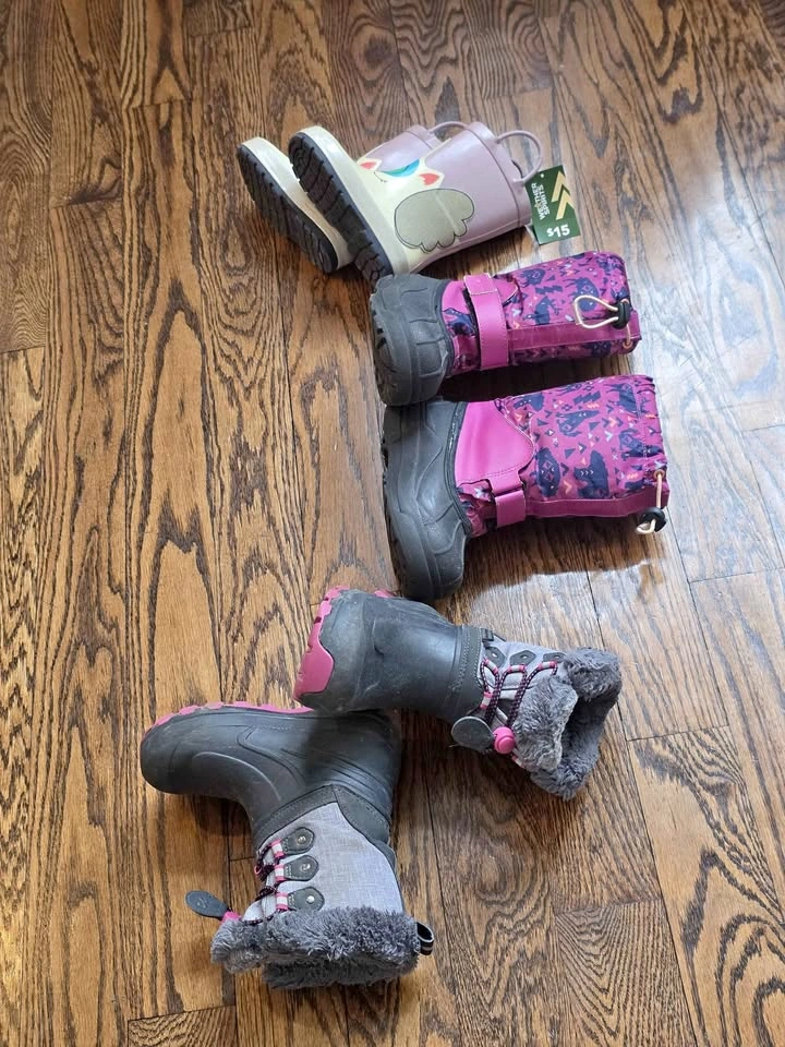 Columbia and Weather Spirits Kids' Snow and Rain Boots