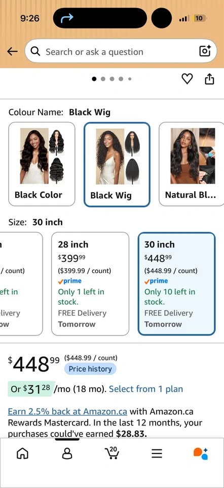 30 inch human hair wig - photo 2