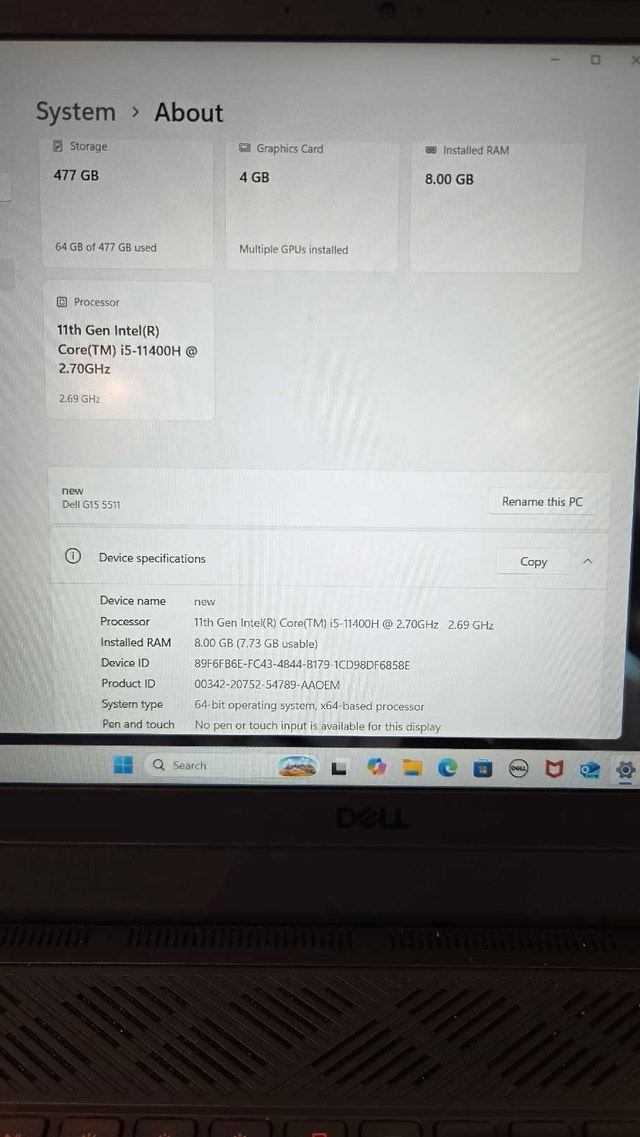dell gaming laptop - photo 4