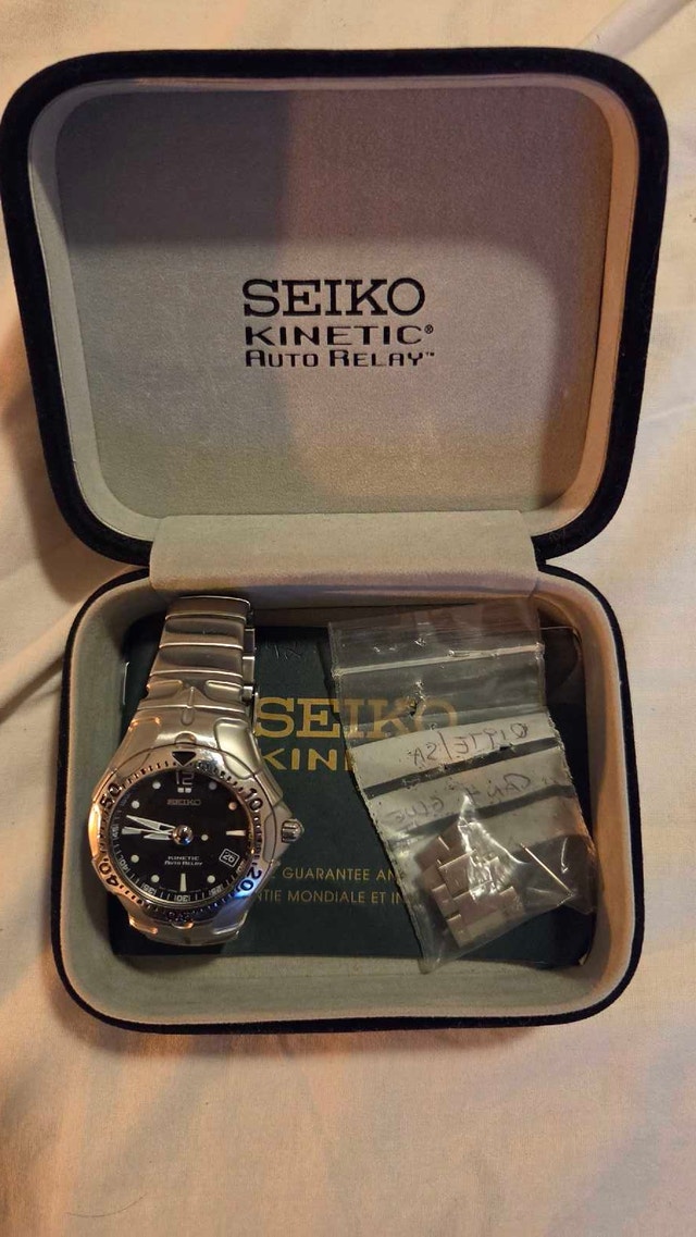 Seiko Kinetic aut relay watch