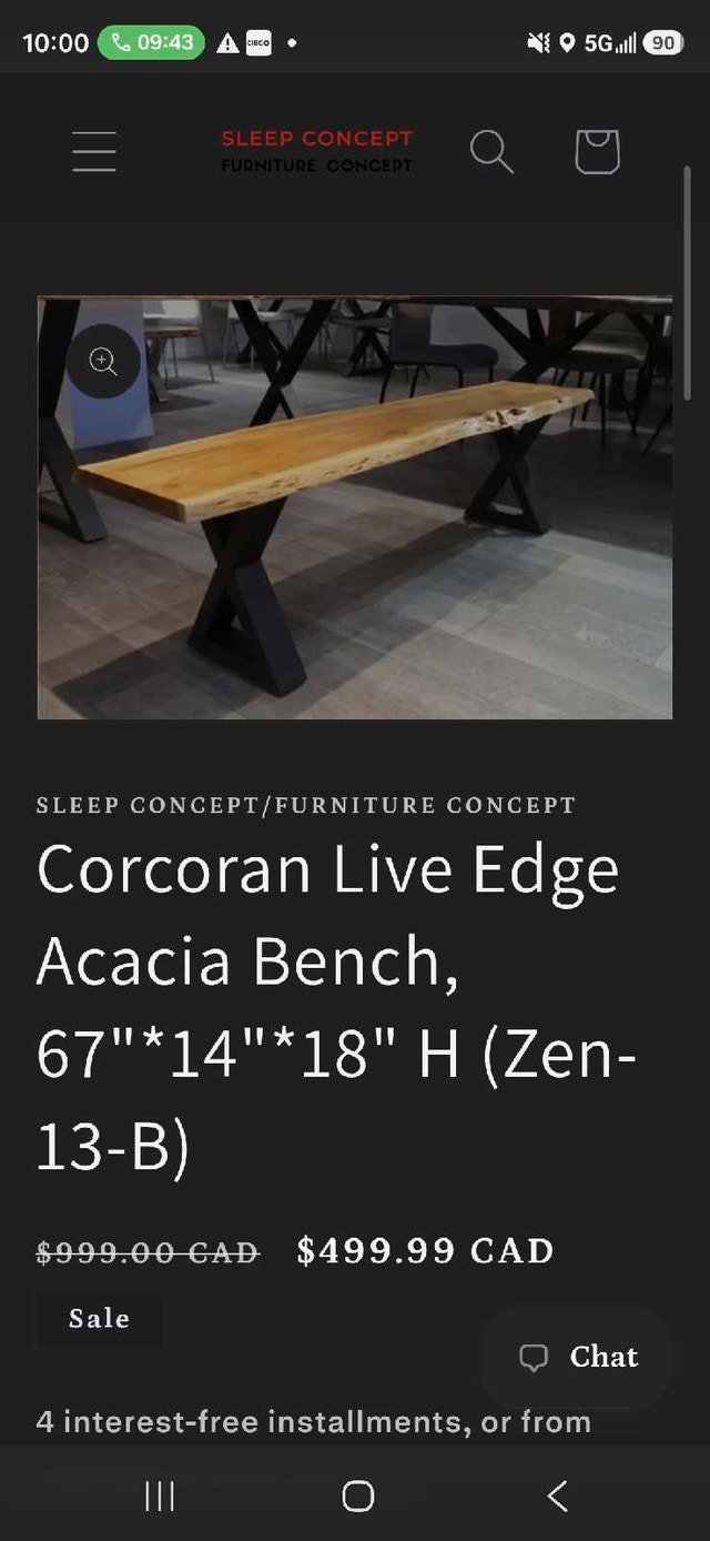 solid wood bench