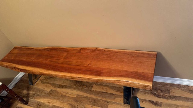 solid wood bench - photo 3