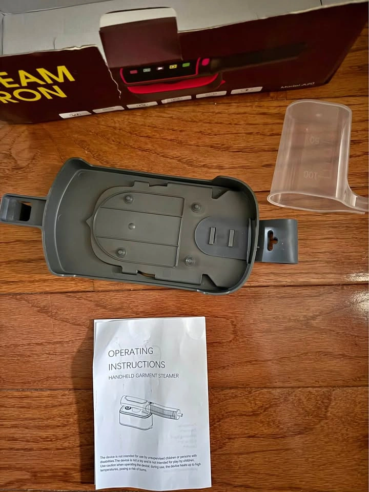2-in-1 Handheld Clothes Steamer & Travel Iron (New in Box)