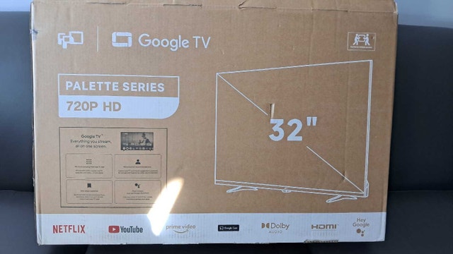 Smart Google TV 32" Palette Series 720P HD