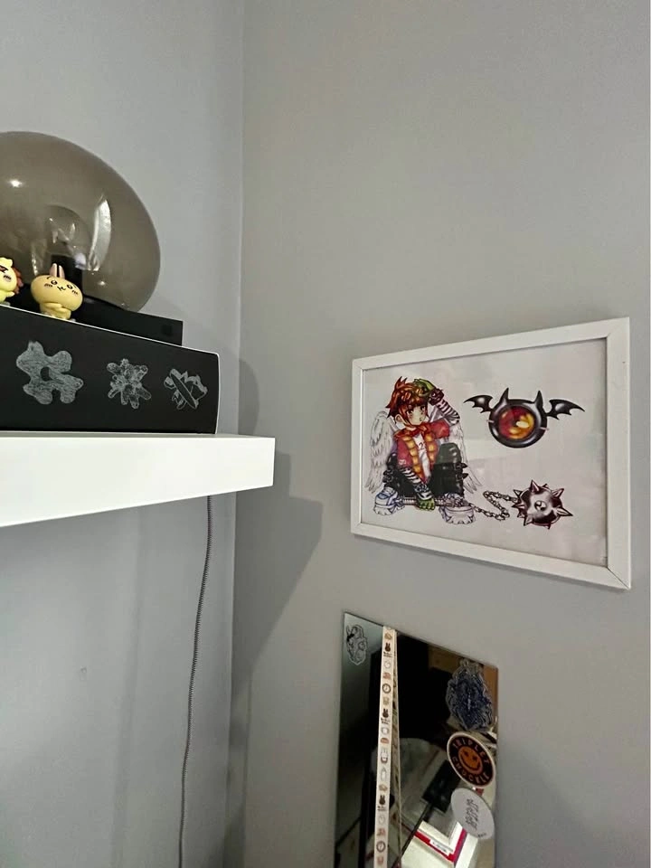 Anime Angel Boy Poster Print (8.5” x 11”) - photo 4