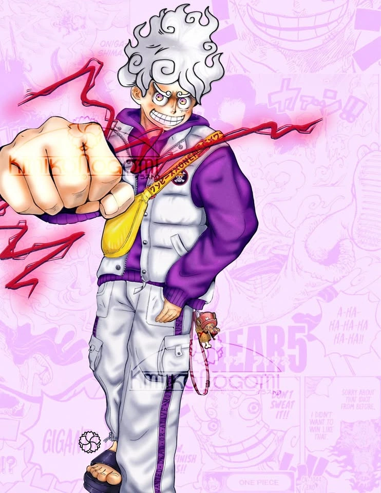 Gear 5 Luffy Poster Print (8.5” x 11”)