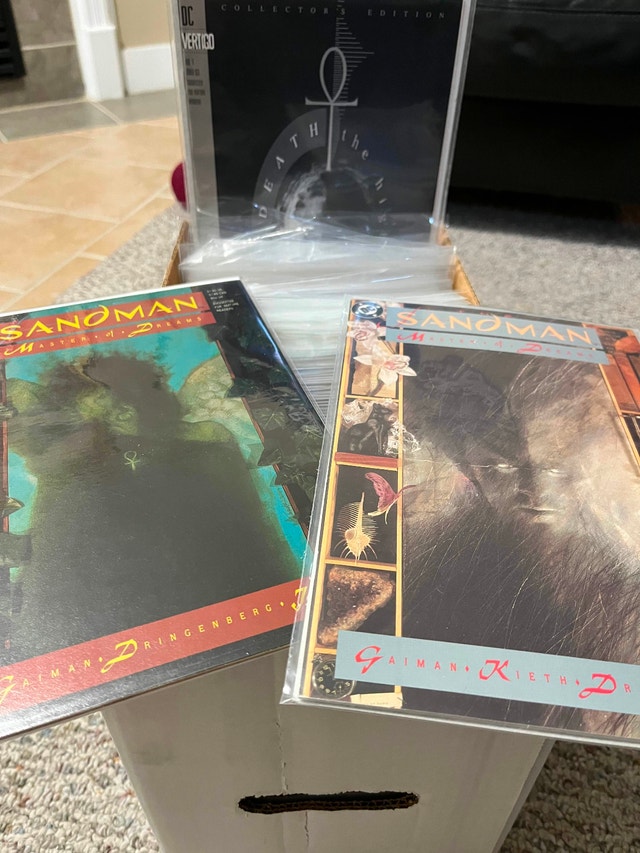 Sandman Complete Set (except #72) All Keys Gaiman Sig 112 Books