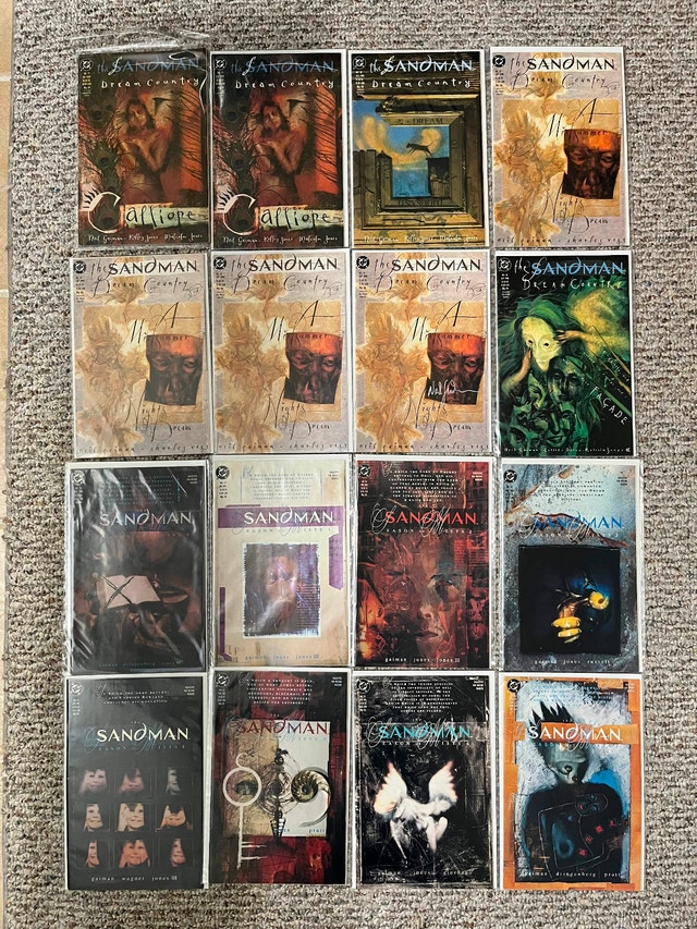 Sandman Complete Set (except #72) All Keys Gaiman Sig 112 Books - photo 3