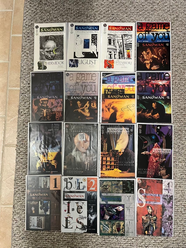 Sandman Complete Set (except #72) All Keys Gaiman Sig 112 Books - photo 4