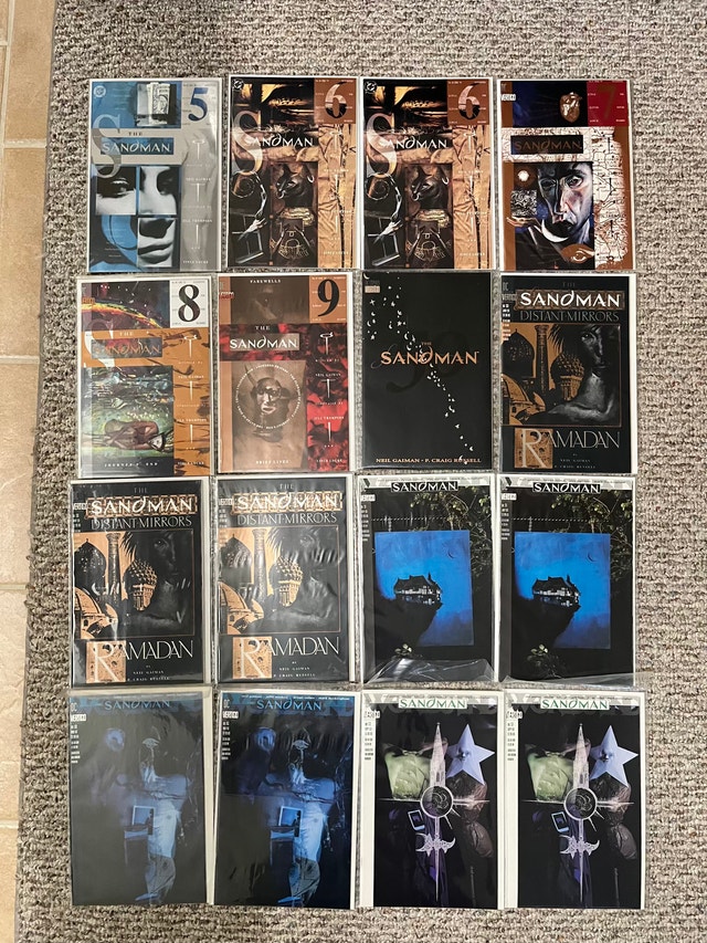 Sandman Complete Set (except #72) All Keys Gaiman Sig 112 Books - photo 5