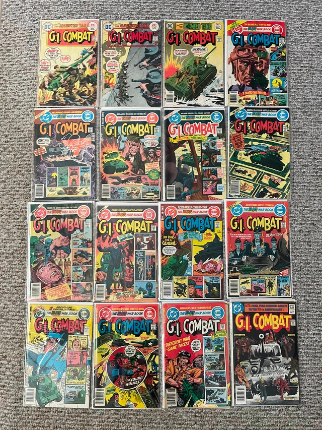 G.I. Combat Comic Lot DC War Various CPV Newsstands 44 Comics - photo 2