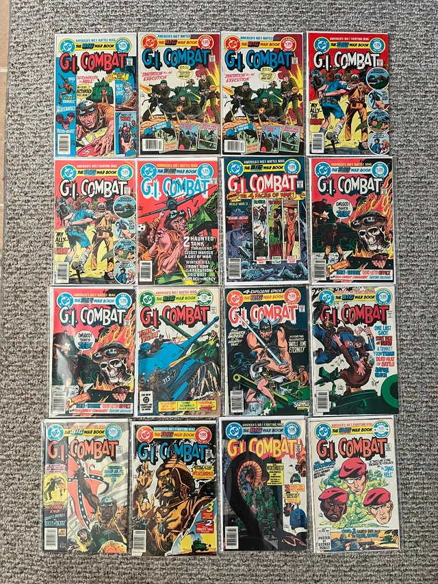 G.I. Combat Comic Lot DC War Various CPV Newsstands 44 Comics - photo 3