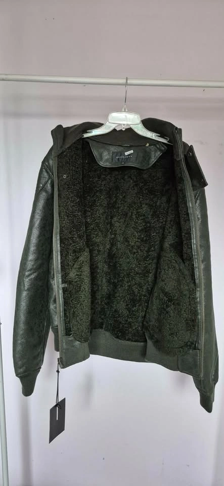 Unused Sean John Faux Fur Shirling Bomber Jacket 2XL with Tag - photo 3