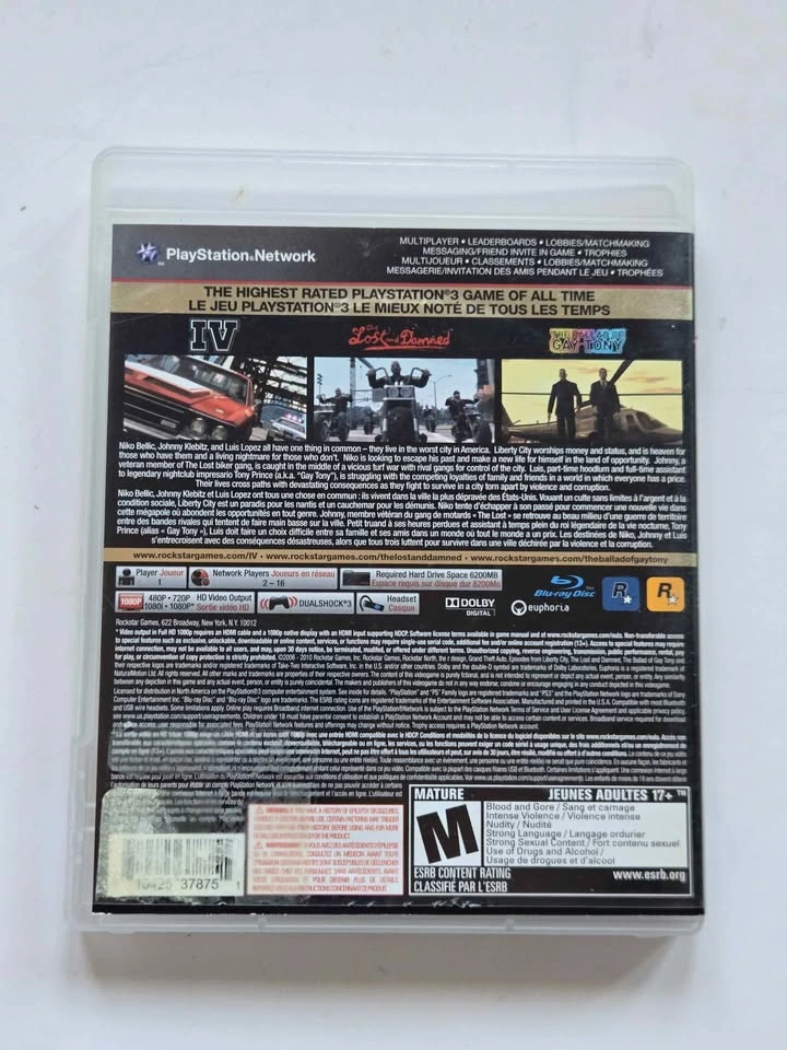 Grand Theft Auto IV The Complete Edition Playstation 3 - photo 2