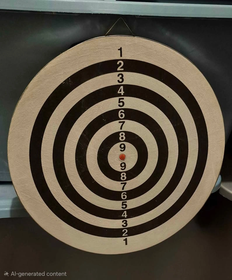 Two-side Dart Board, board only, GUC - photo 2