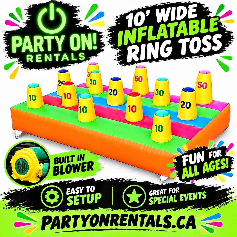 10' Inflatable Ring Toss Game Rental